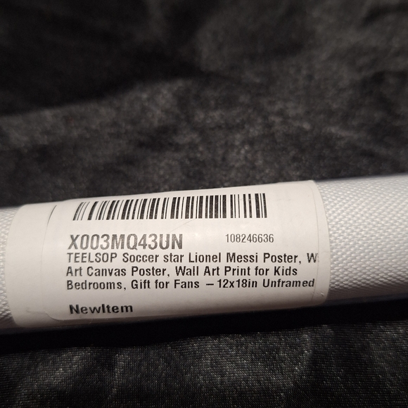 New Lionel Messi Canvas Poster~Soccer~Leo Messi~Argentine~Inter Miami - Picture 6 of 7